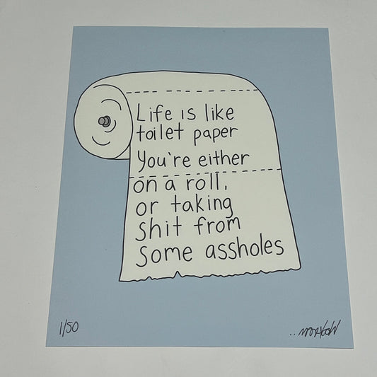 Wookerson "On A Roll" Screen Print - Large