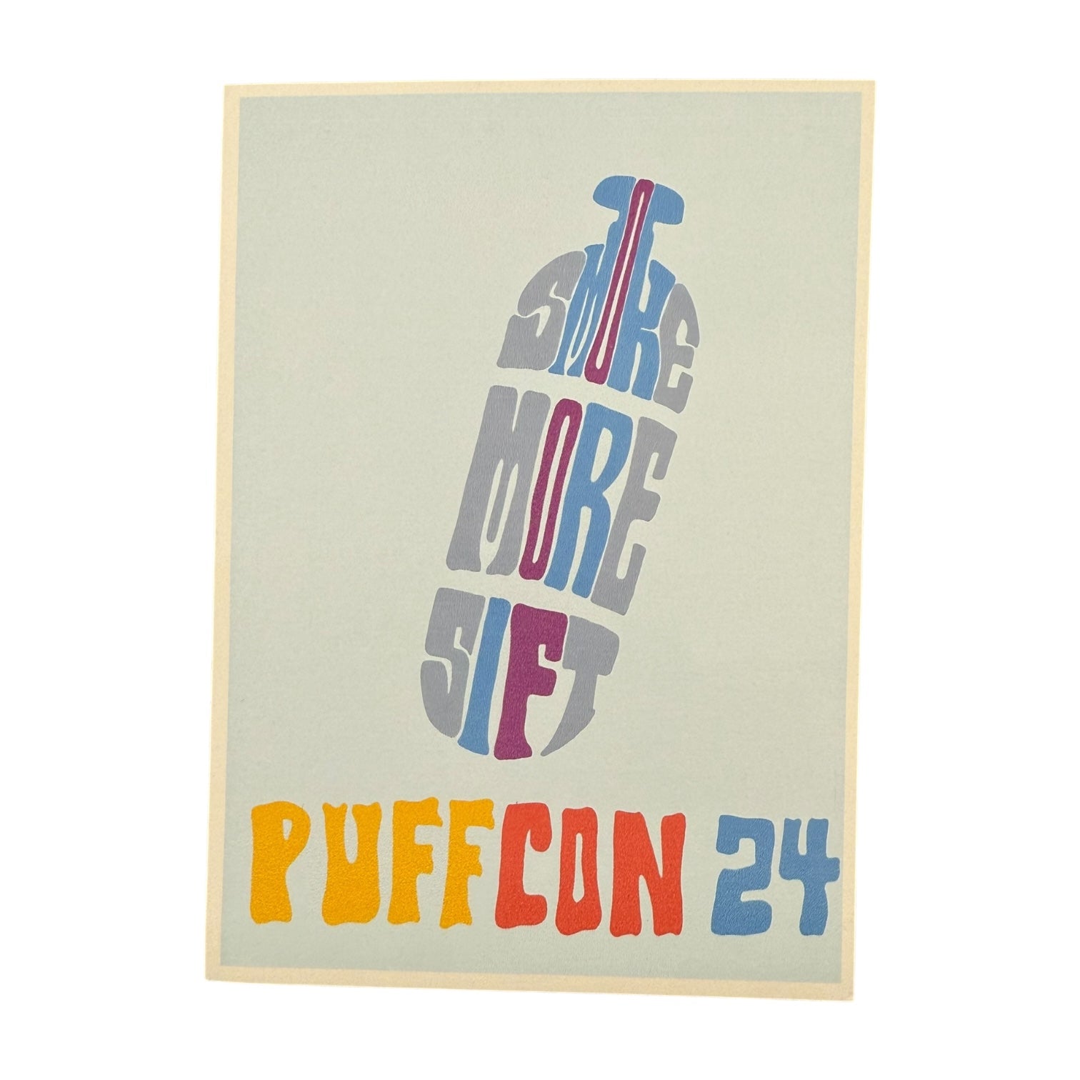 Wookerson Smoke More Sift Puffcon 24 Postcard
