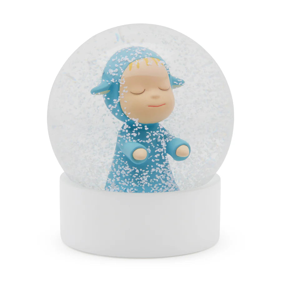 Yoshitomo Nara Little Wanderer (Blue) Snow Globe