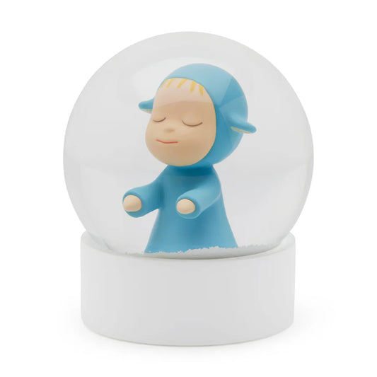 Yoshitomo Nara Little Wanderer (Blue) Snow Globe