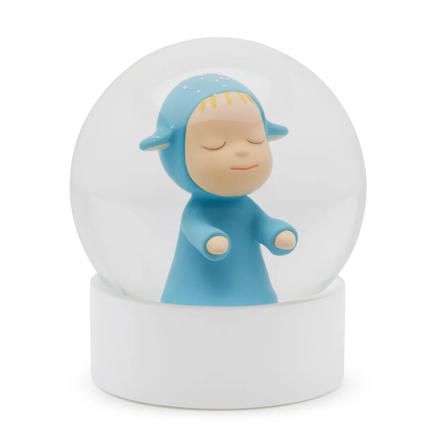 Yoshitomo Nara Little Wanderer (Blue) Snow Globe