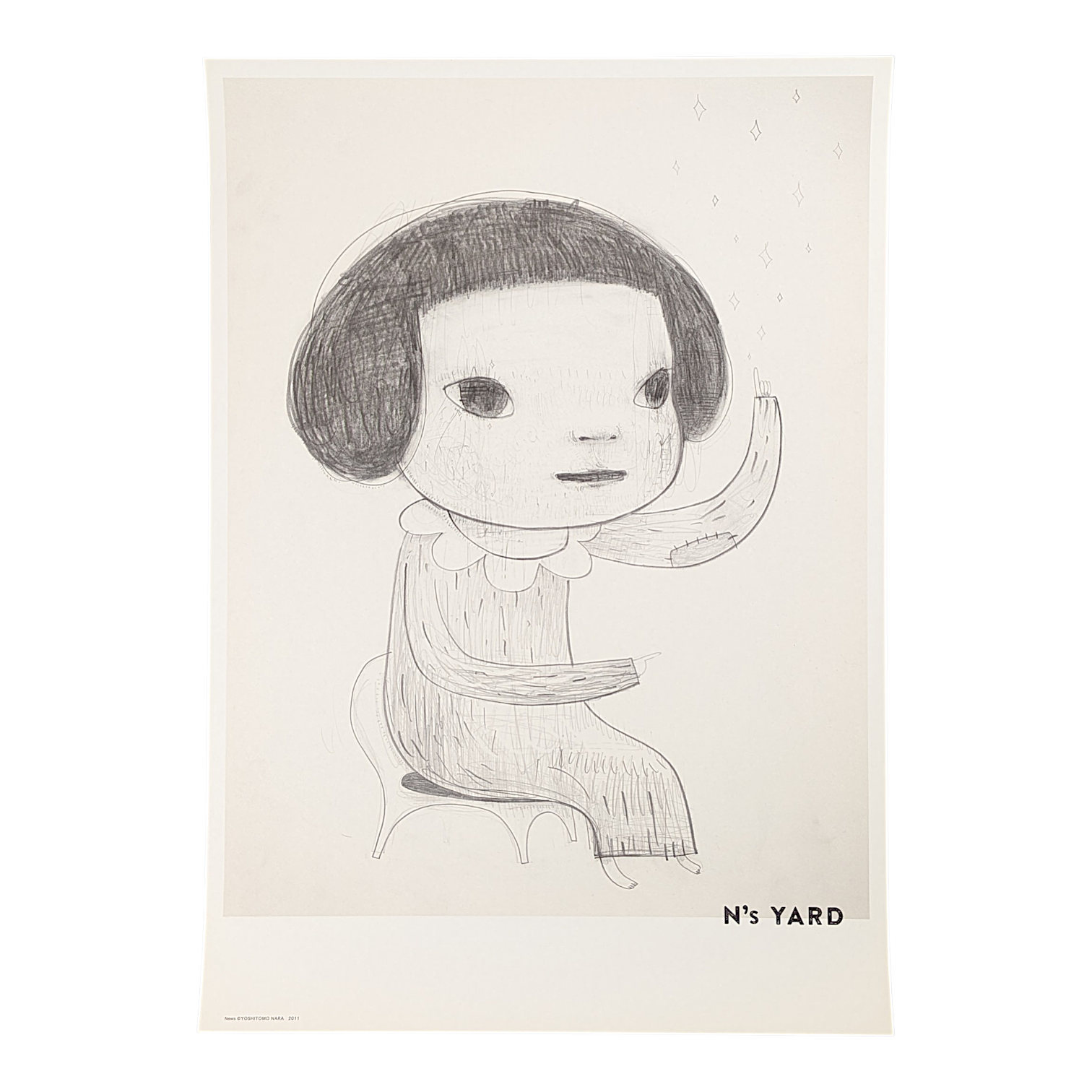 Yoshitomo Nara
News, 2011
Offset lithograph
14.3 × 20.3 in