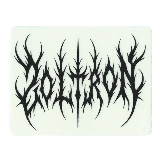 Zoltron Black Metal Zoltron Clear Vinyl Sticker