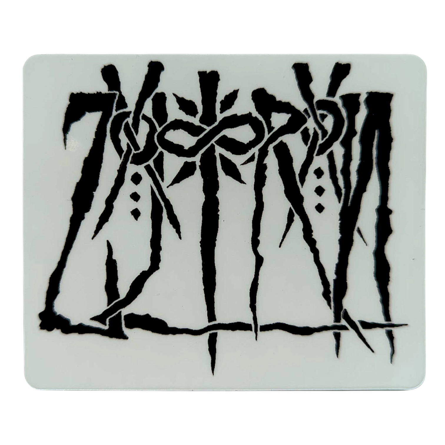 Zoltron (Black on Clear) Sticker

4.25 x 2.75" die cut vinyl sticker
Screen printed on clear vinyl
Weatherproof