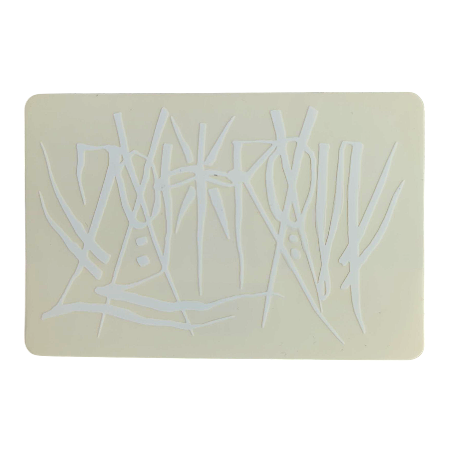 Zoltron (White on Clear) Sticker