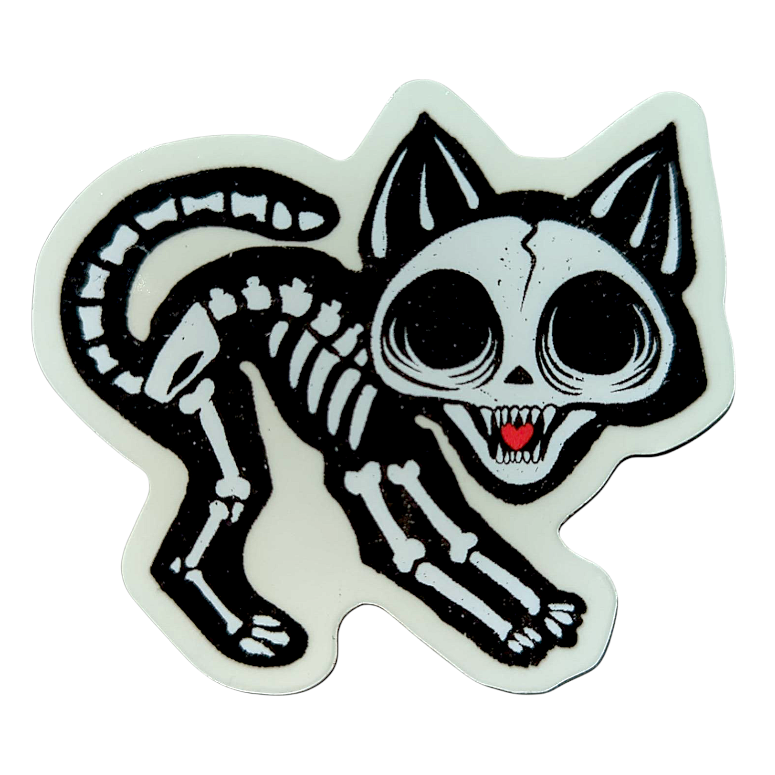 Zoltron Skeleton Cat Sticker