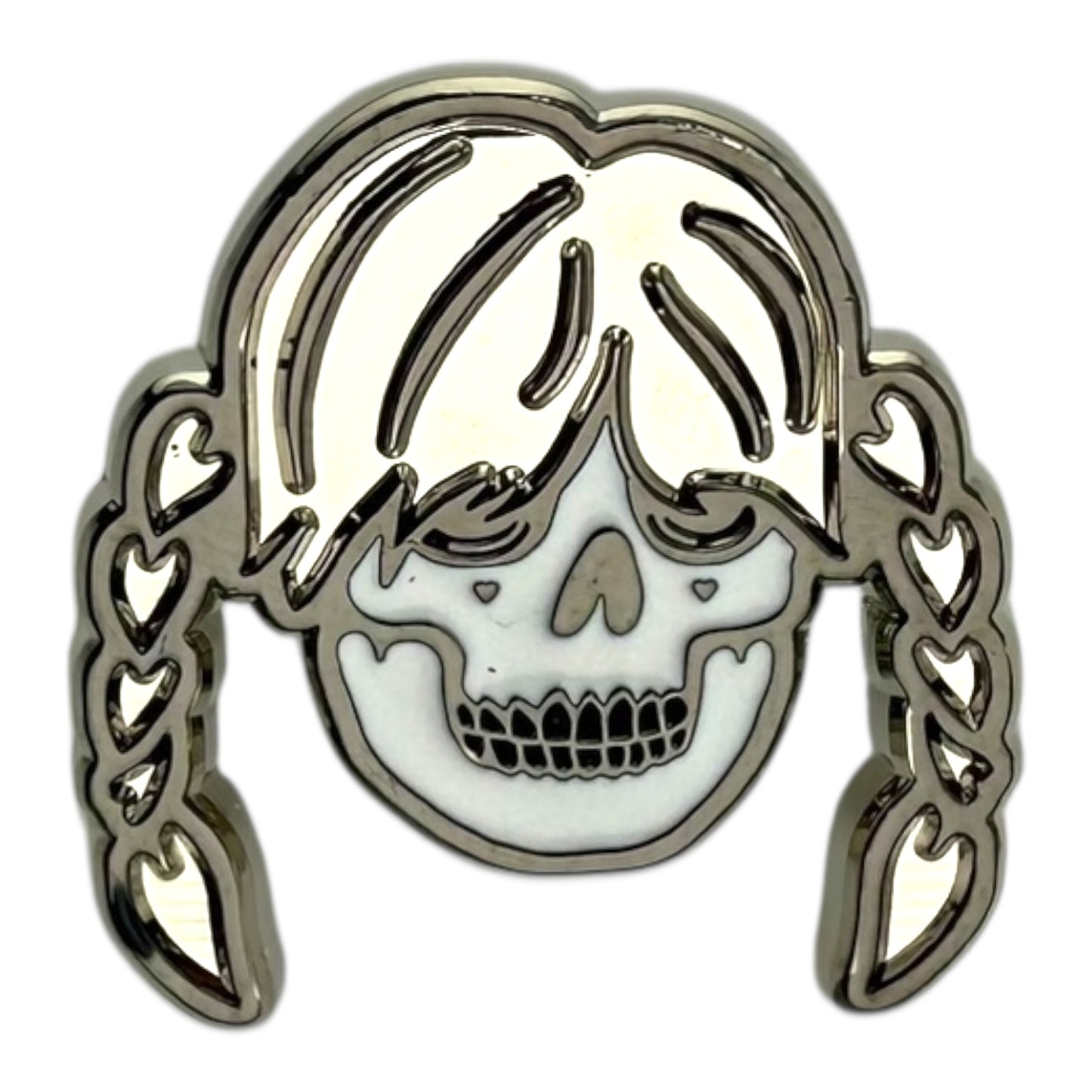 Zoltron "Sue Nami" (Black Nickel & Nickel) Pin