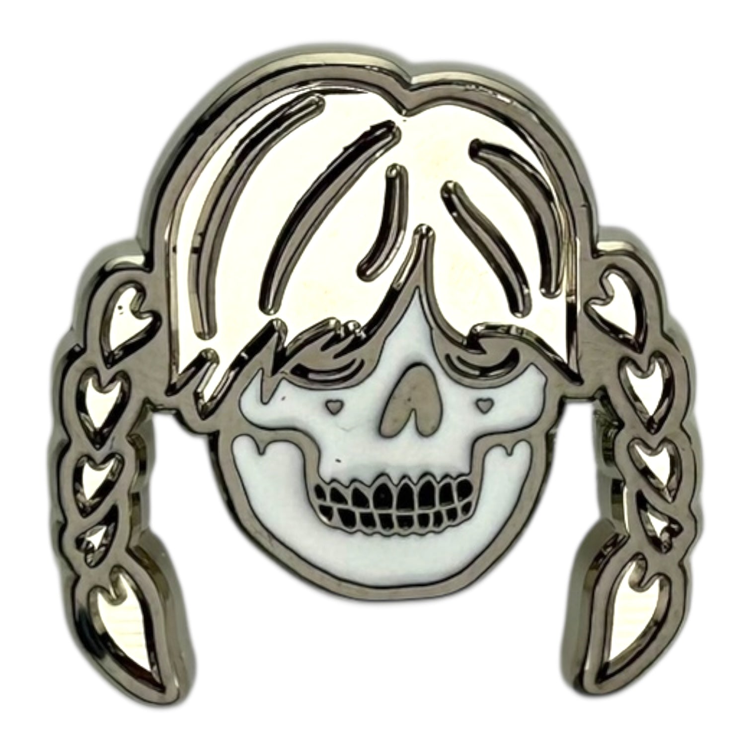 Zoltron "Sue Nami" (Black Nickel & Nickel) Pin