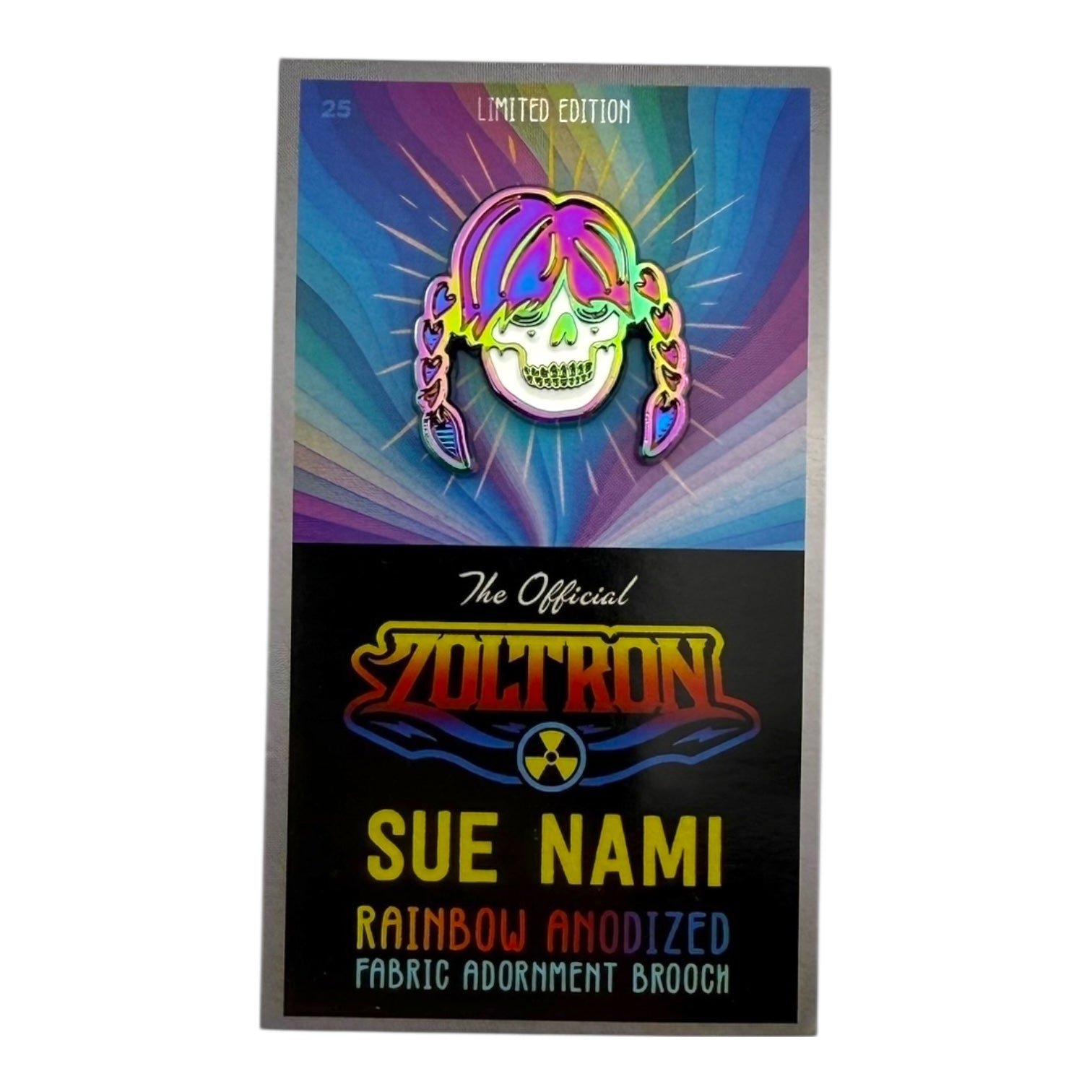 Zoltron "Sue Nami" (Rainbow Anodized) Pin