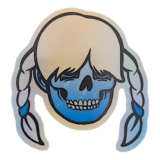 Zoltron Sue Nami's Head (Holographic) Sticker

3 x 3" die cut holographic vinyl sticker