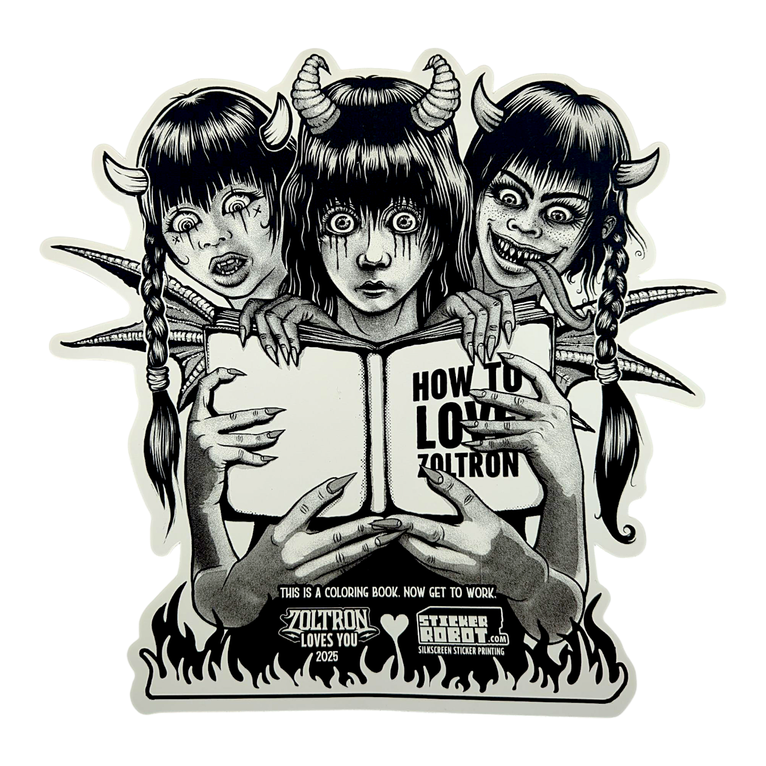 Zoltron Supersized Sirens of Sessanta Sticker