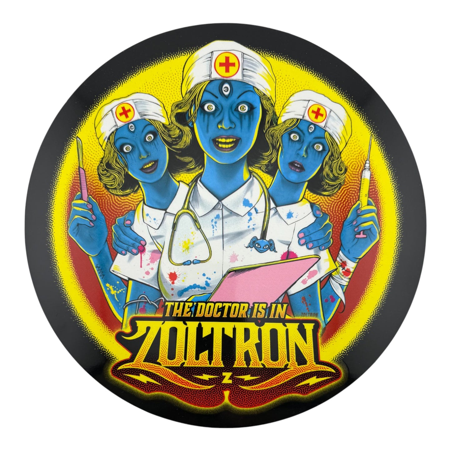 Zoltron The Doctor is In Sticker