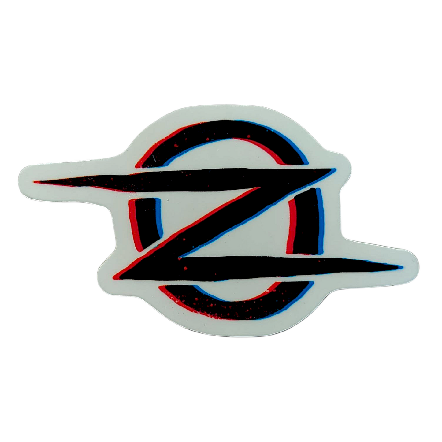 Zoltron Z (Red & Blue) Sticker