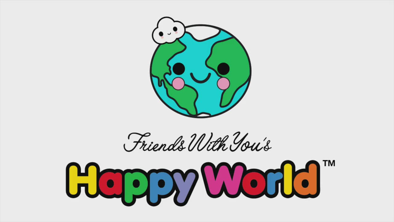 Happy World™ character, Hug Bug, from FriendsWithYou™ shaped plush is covered in soft fleece with embroidered details.   Designer: FriendsWithYou Size: 10 x 18 x 14.5 in Year of Design: 2022 Age: Adults, Kids - 5 and up, Teens