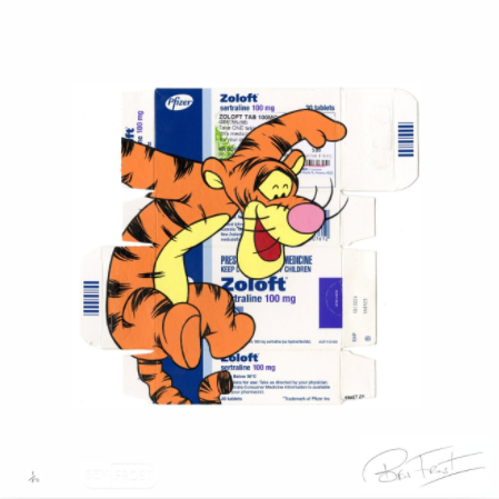 Ben Frost "Tigger on Zoloft" Print