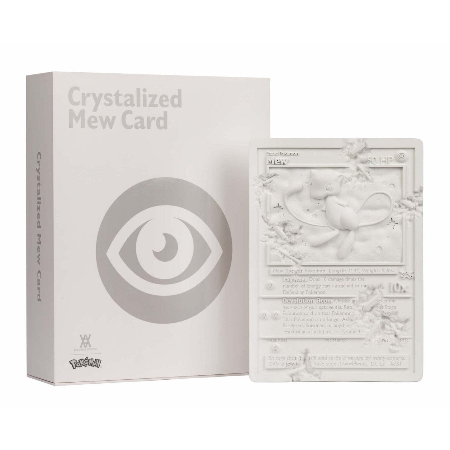 Daniel Arsham x Pokemon "Crystalized Mew Card" Sculpture Decadent Art Gallery Daniel Arsham x Pokemon "Crystalized Mew Card" Sculpture Decadent Art Gallery