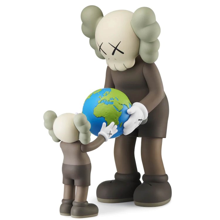KAWS "The Promise (Brown)" Sculpture
