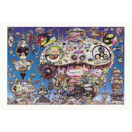 Takashi Murakami "Tan Tan Bo a.k.a. Gerotan: Scorched by the Blaze in the Purgatory of Knowledge" Postcard  4 x 6 in 130 lb. super smooth paper that is FSC Certified, SFI Certified Sourcing, and Rainforest Alliance Certified © Takashi Murakami/Kaikai Kiki Co., Ltd. All Rights Reserved.