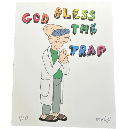 Wookerson "God Bless The Trap" Print
