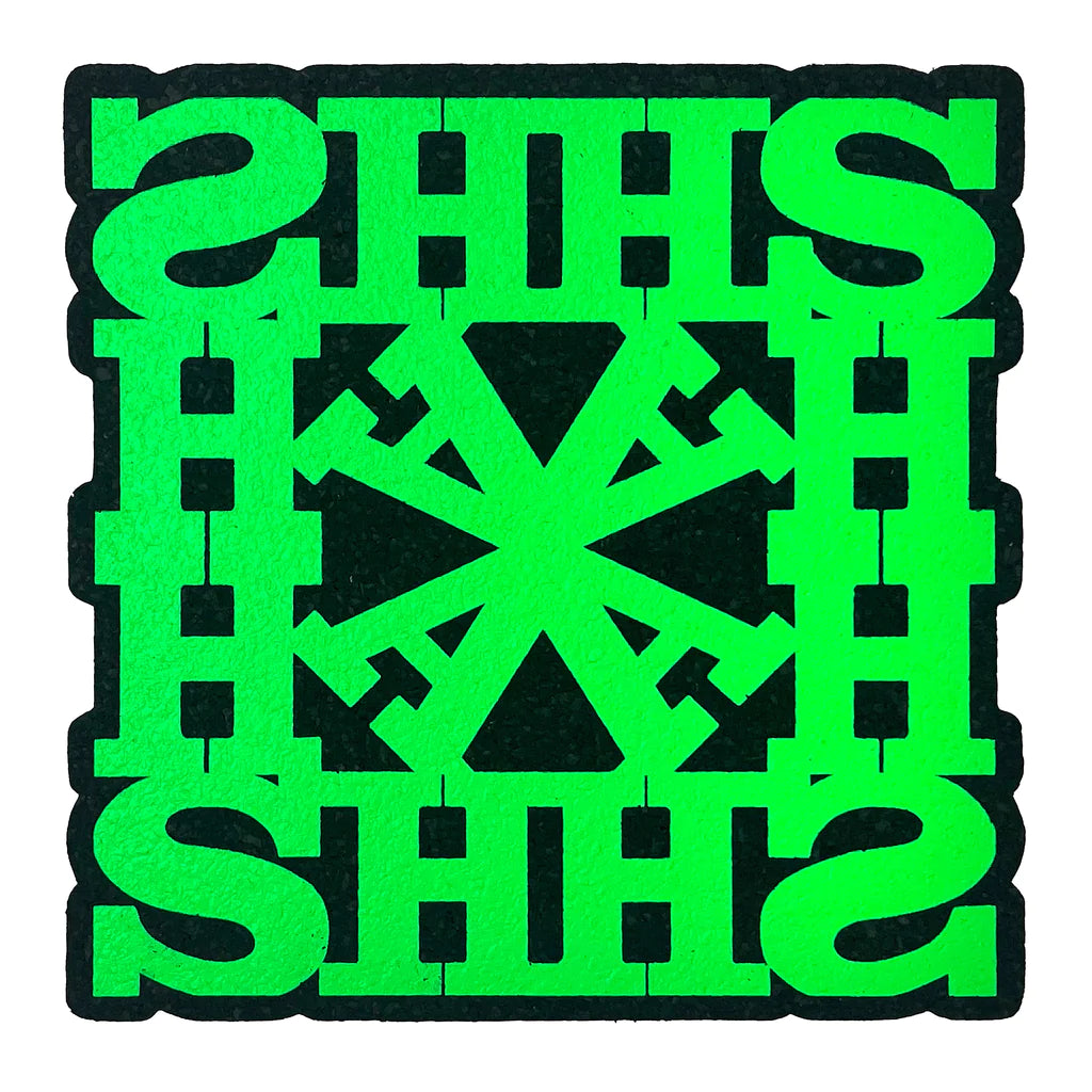 Wookerson HashSimilie (Green), 2023 Screen Print on Moodmat 12 x 12 in die cut Edition of 150